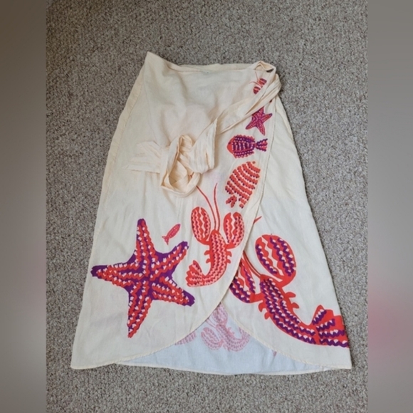 Farm Rio Wrap Skirt - Picture 7 of 8